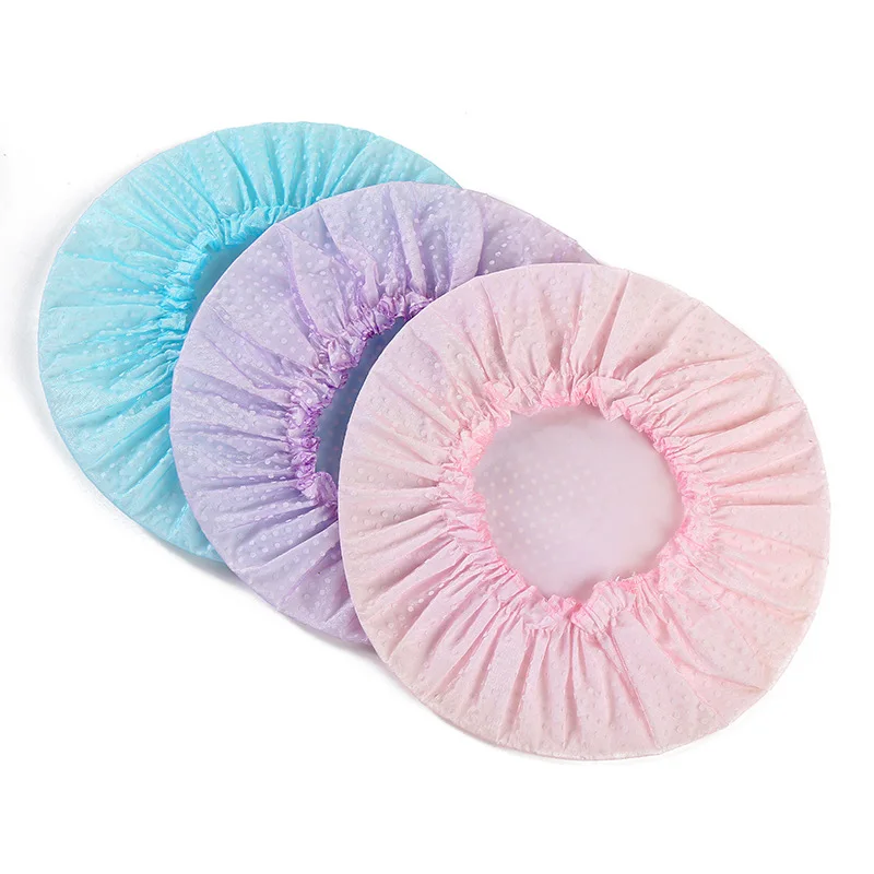 

Shower Cap Waterproof Thicken High Quality Hair Salon Elastic for Women Bath Hat Hair Cap Bathroom Products Shower Cap Wholesale