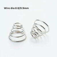 conical compression springs tower spring 304 stainless steel taper pressure spring wire diameter 0 8mm 0 9mm