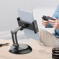 fimilef universal foldable desk phone holder mount stand for 6 3 10 2 inch 360%c2%b0 rotation adjustable mobile phone tablet desktop