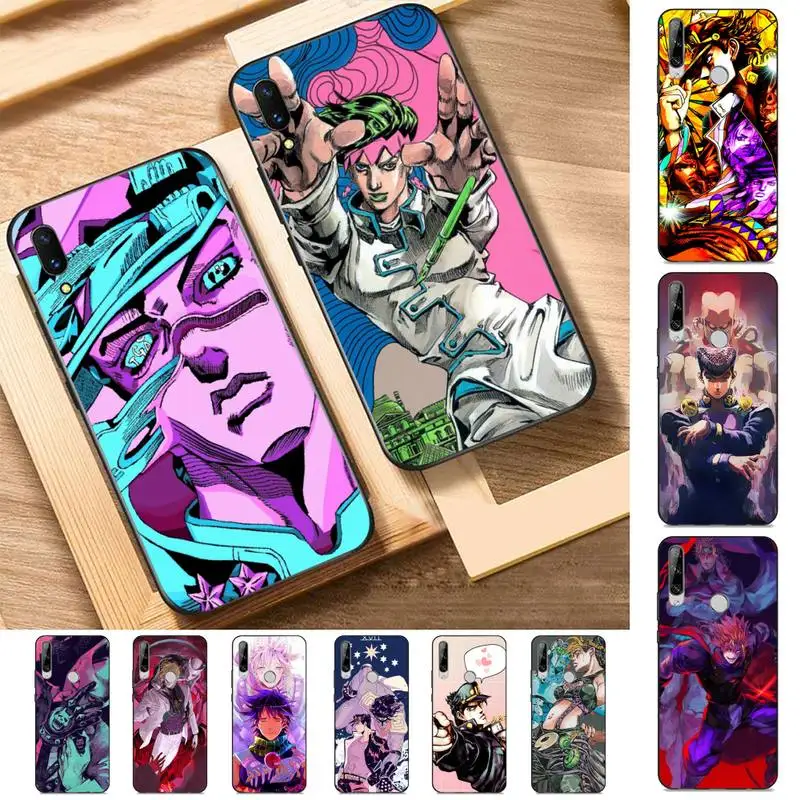 

RuiCaiCa JOJO’S BIZARRE ADVENTURE Phone Case for Huawei Y 6 9 7 5 8s prime 2019 2018 enjoy 7 plus