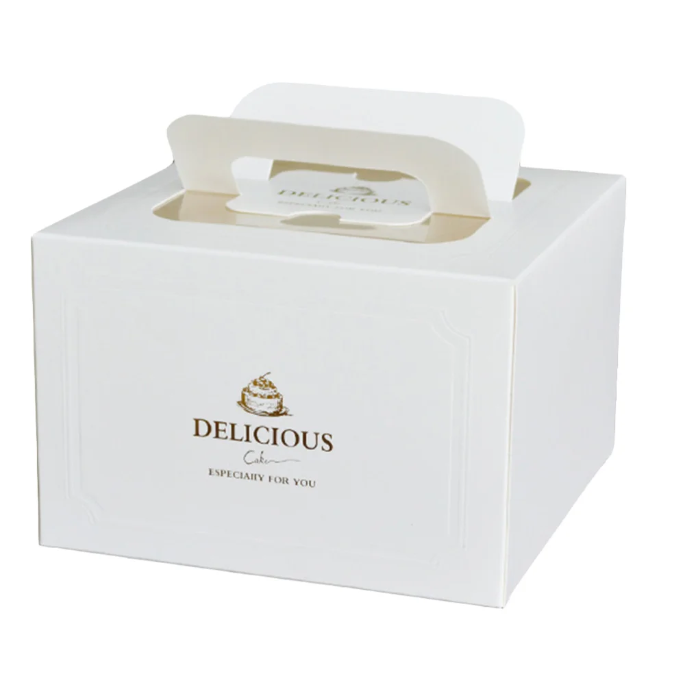 

10pcs Portable Cake Boxes Premium Cookies Delicate Boxes Cupcakes Boxes