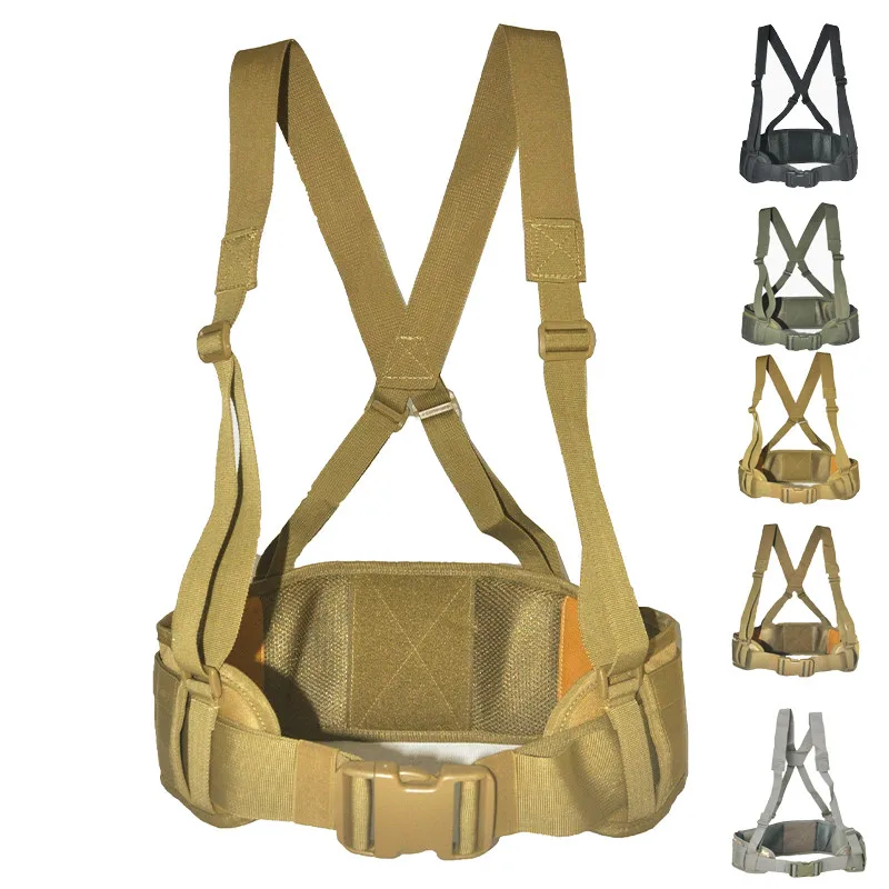 

Tactical Molle Belt Men's Army Military Special 1000D Nylon belt Convenient combat Girdle EAS H-shaped Adjustable Soft Padded