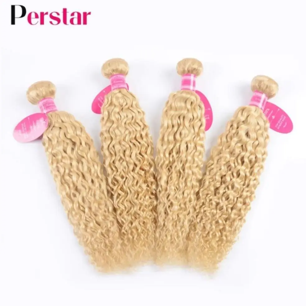 Perstar 613 волосы пряди натуральные кудрявые пучки волос водная волна 1/3/4