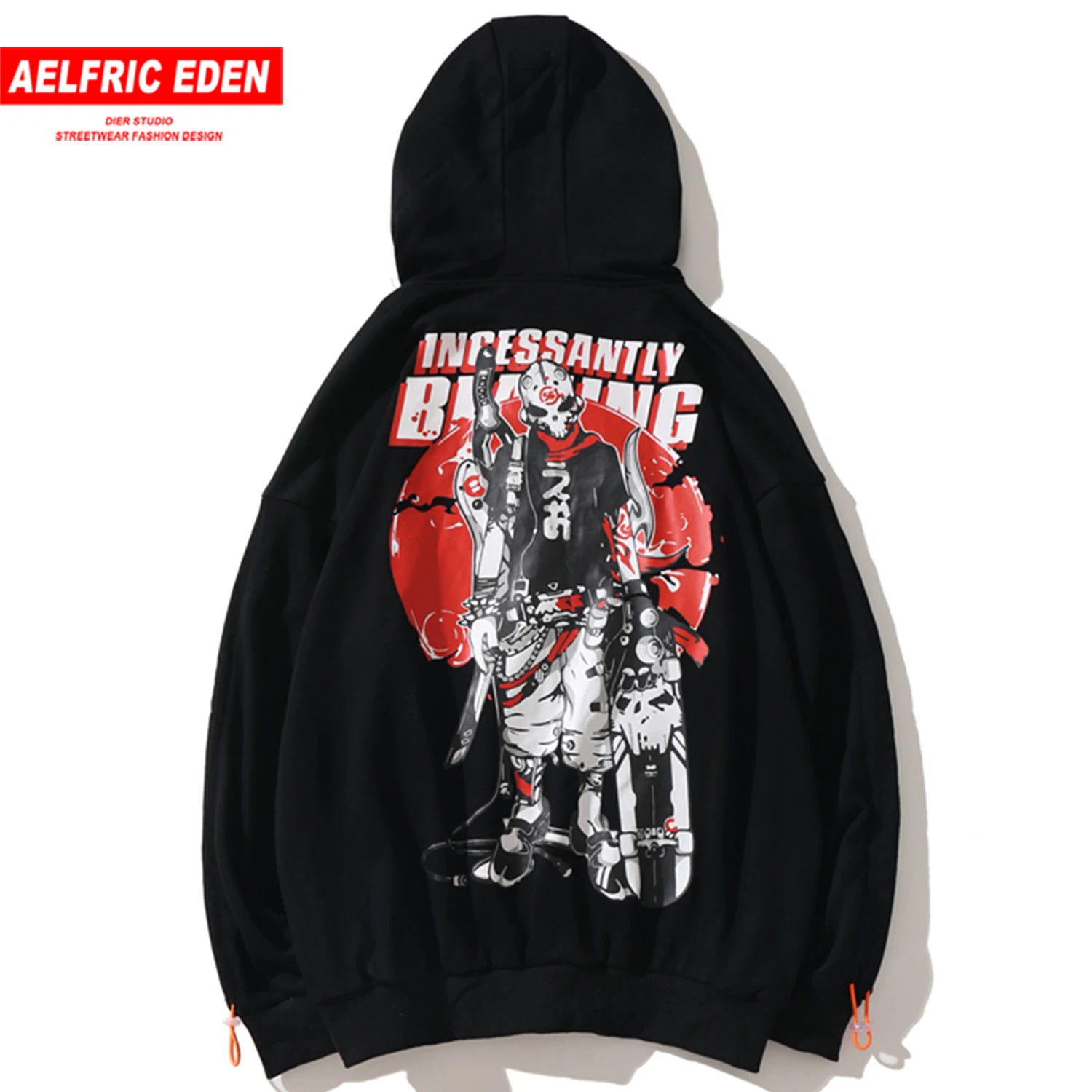 Aelfric Eden Alien с буквенным принтом Мужские толстовки Harajuku уличная Повседневный