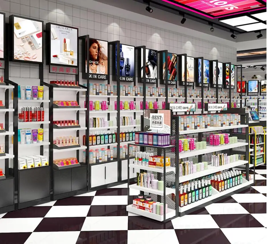 Красота салон для косметики шкаф-витрина магазина специальный уход за кожей