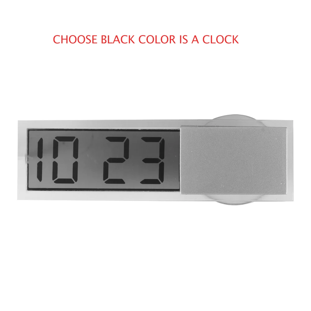 ЖК-дисплей автомобильные цифровые часы на окно по Цельсию Фаренгейту высокое