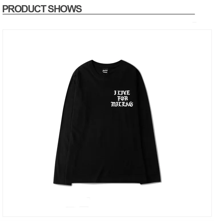 Ulzzang корейский стиль High Street бренд Kanye Кокосовая футболка с длинным рукавом буквенный принт пара оверсайз S~ 3XL