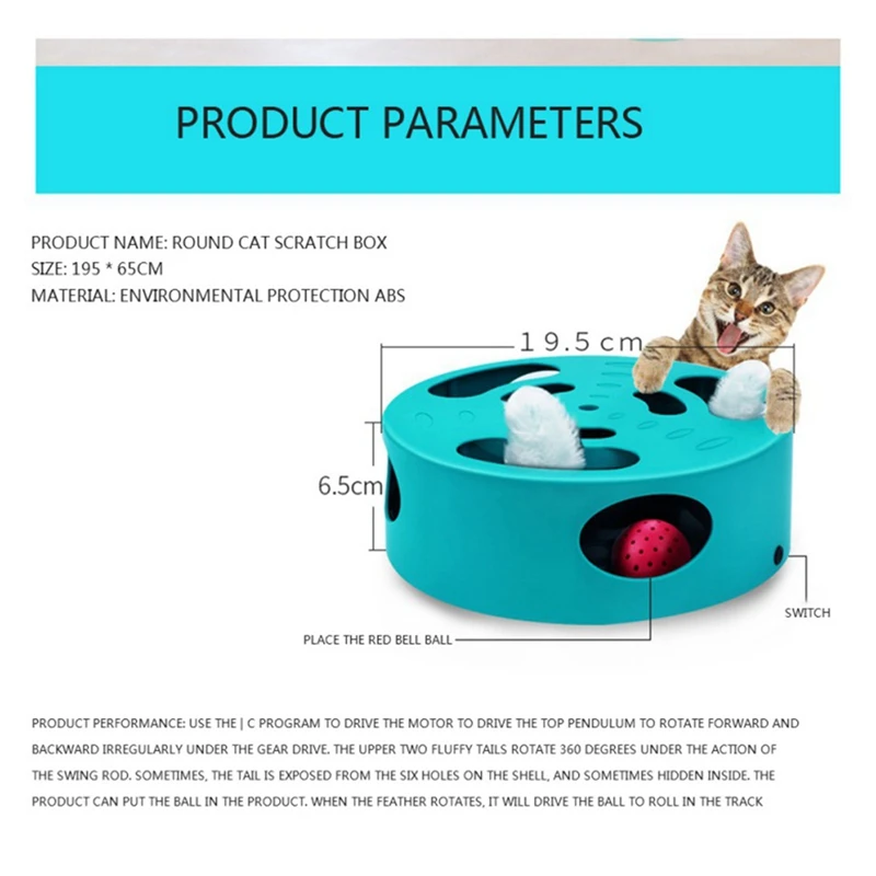 Кошачьи интерактивные игрушки a мыши для бега и Когтеточка игрушка кошек Лови