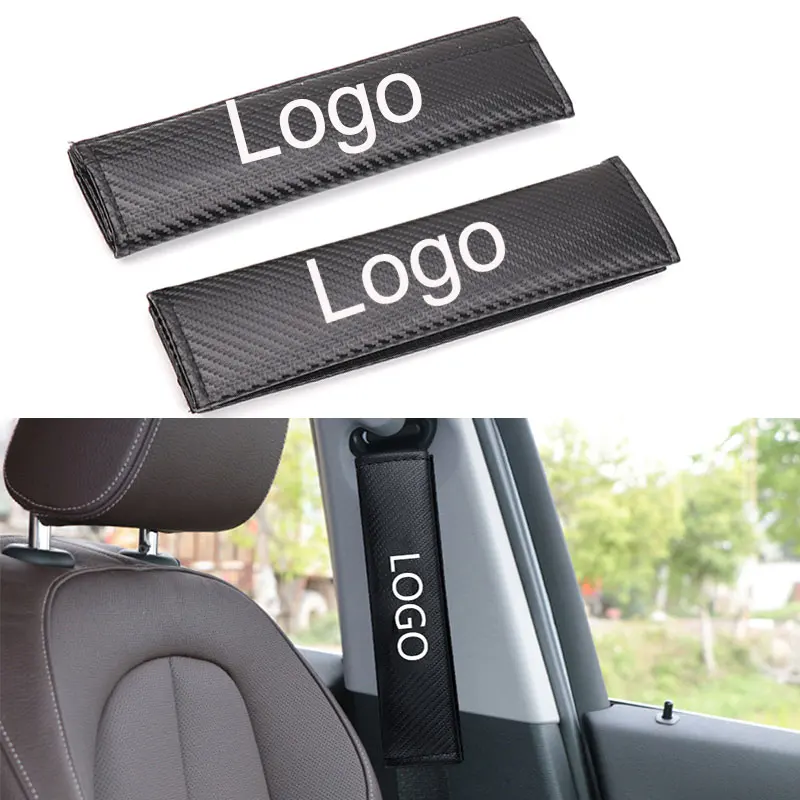 Автомобильные ремни безопасности из углеродного волокна наплечная Накладка для