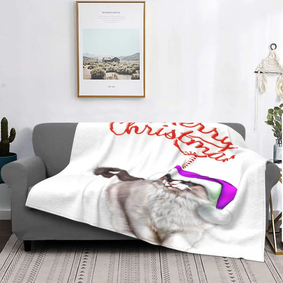 

Manta a cuadros de My Cats, colcha para cama, sofá, manta de verano, pickick, 1 unidad