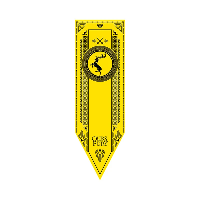 Movie Game of Thrones Cosplay Prop Accessory Stark Family Banner Decorative Flag A Song Ice and Fire Throne |
