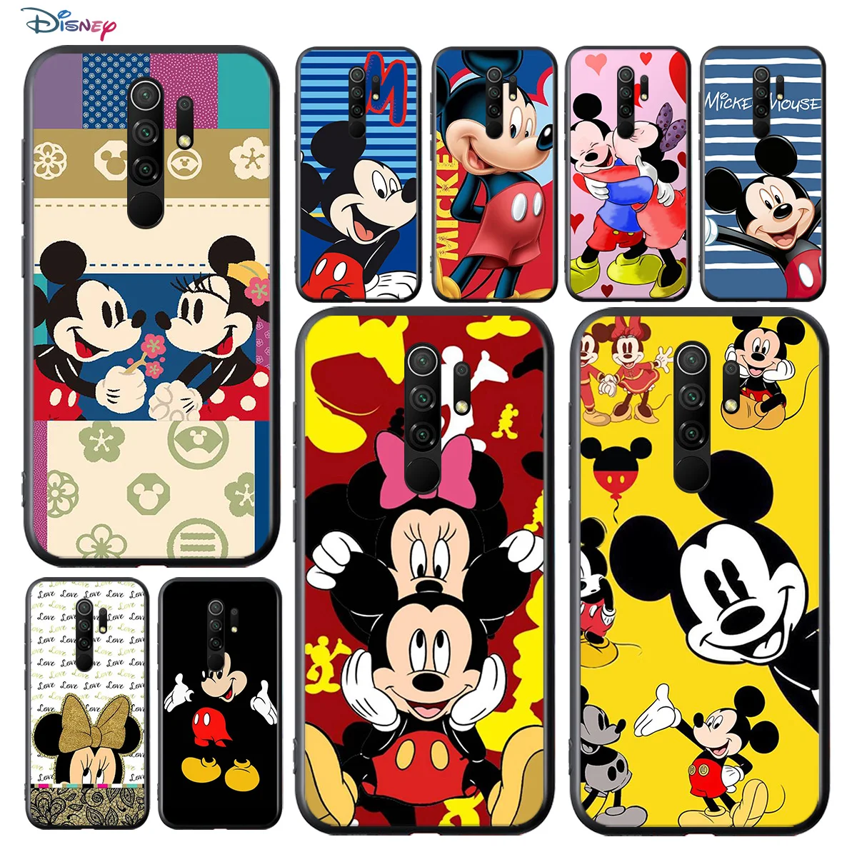 

Disney Cartoon Pink Minnie Mickey Mouse For Xiaomi Redmi K40 K30T K30S K30i K30 K20 10X 9T 9i Pro 5G TPU Silicone Phone Case