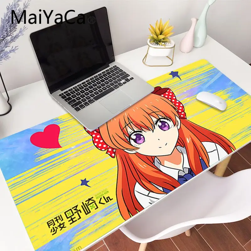 

MaiYaCa Anime Gekkan Shoujo Nozaki Monthly girl Gamer Mouse Pad Anti-slip Gaming Mouse Mat xxl 600x300mm for cs go
