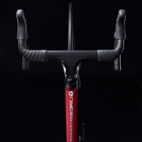 carbon fiber bicycle handlebar racing road bike integrated handlebar drop handlebar 400 44090 110mm inner routing bike parts