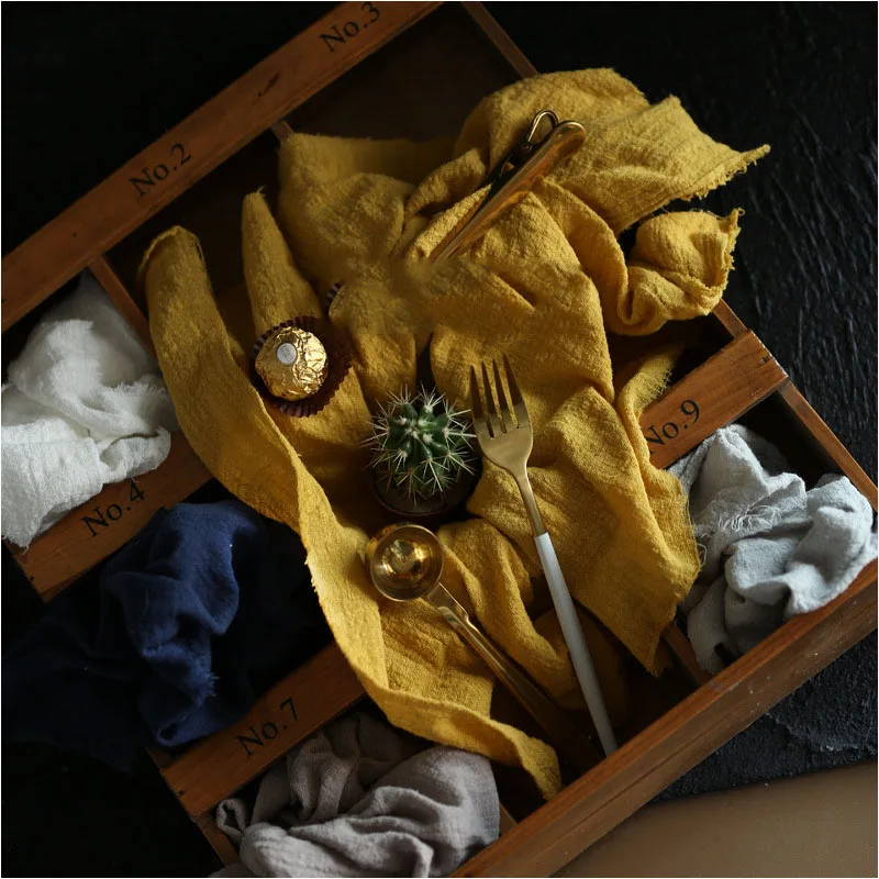 

Photography Props Bump Texture Cotton Cloth for Baking Fine Foods Photography Background Accessories Decoration Props