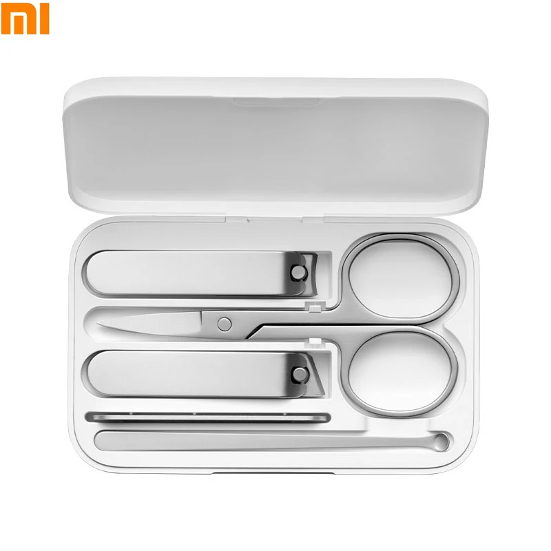 5 шт. Xiaomi Mijia набор кусачек для ногтей Триммер из нержавеющей стали уход за