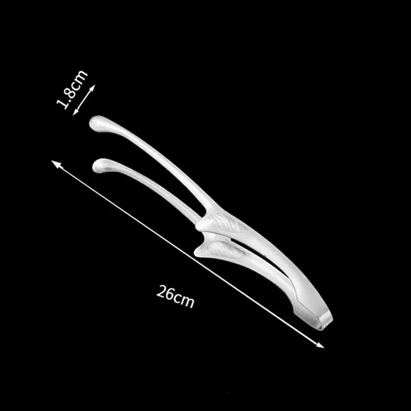 

BBQ Food Barbecue Clip Steel Grill Cooking Tong Kitchen Bread Baking Outdoor Buffet Grilling Clamp Barbecue Tool