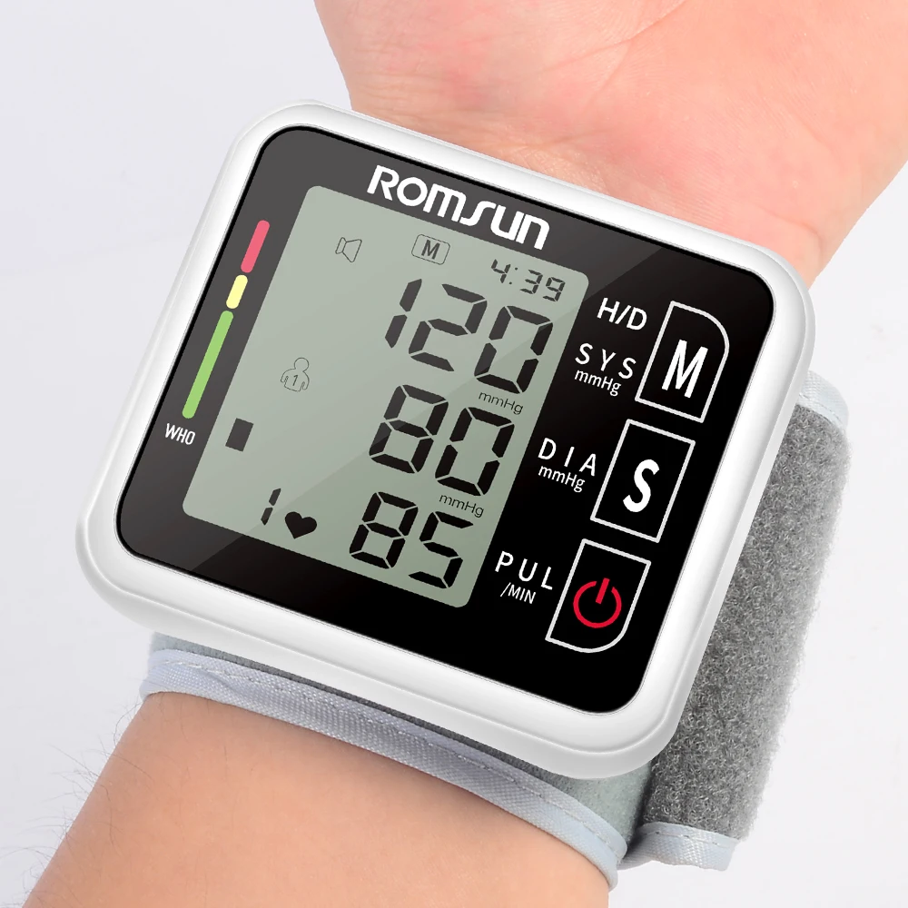 Сфигмоманометр на запястье прибор для измерения давления и пульса портативный