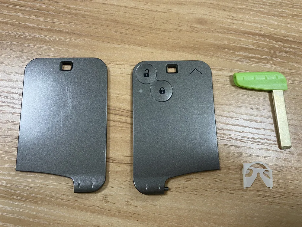 Сменный Чехол с 2 кнопками для дистанционного ключа и карты смарт-карты чехол Renualt