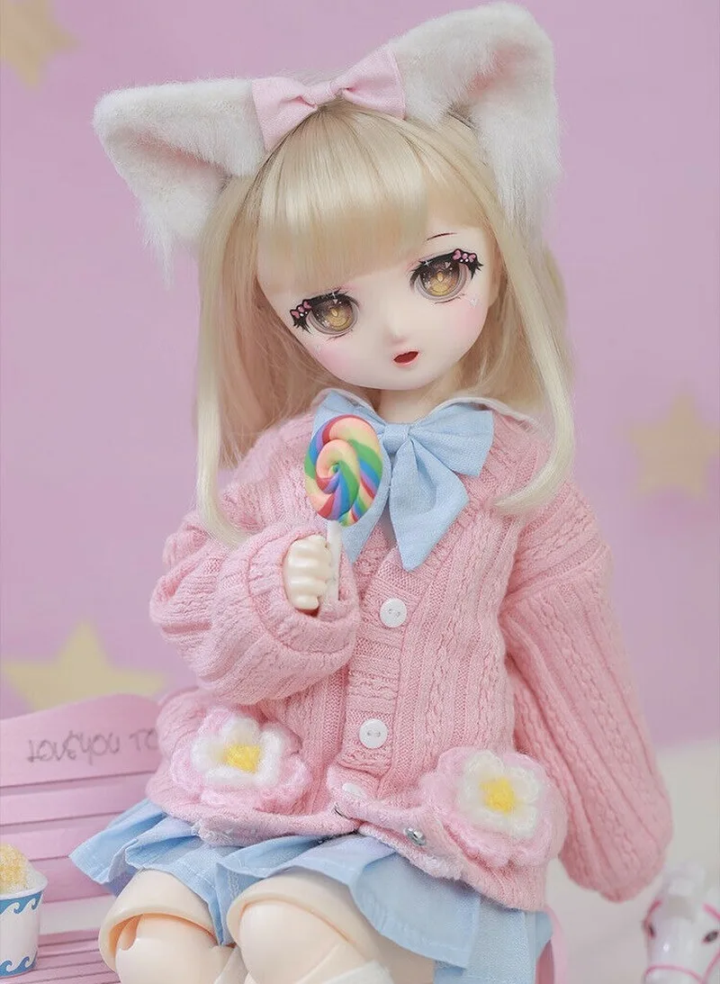 

Brand New 1/4 Resin BJD MSD Doll Simulation Doll Joint Doll Women's Girl Gift Naiko 16" Mini Bjd Fashion Doll Movie & TV