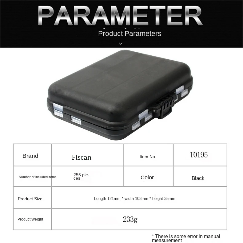 

255pcs/box Fishing Tackles Box Accessories Kit Set With Hooks Snap Sinker Weight For Carp Bait Lure Ice Winter Accessoires