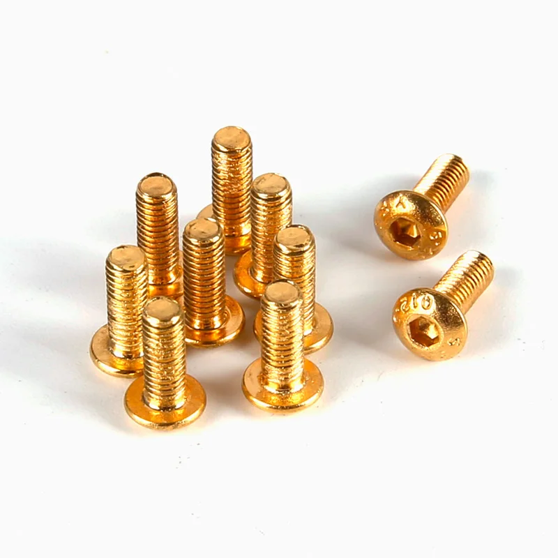50pcs/lot Gold YFS 12.9 Grade Screw M3*6 M3*8 M3*10 M3*14 M3 *12 Hexa Socket Head Cap Screws SHCS for FPV Racing Drone | Игрушки и хобби