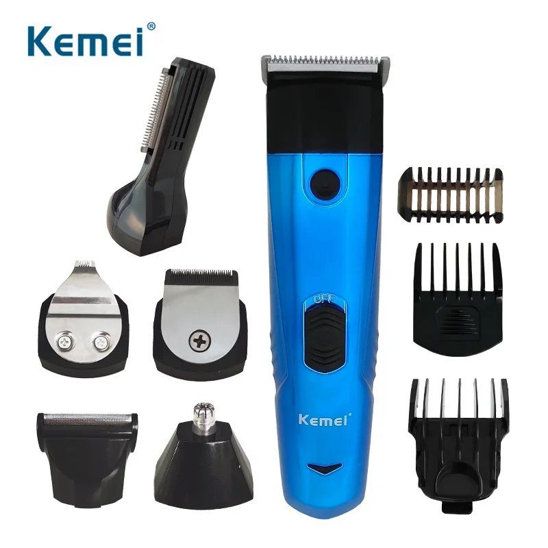 Kemei Multifunctional Electric Hair Clipper Set Barber Knife Nose Trimmer Beard Scissors Precision Cutter Head Comb | Бытовая техника