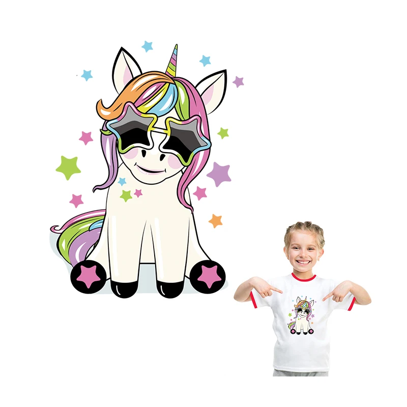 Мультяшный крутой телефон термонаклейка для одежды с милыми животными детская