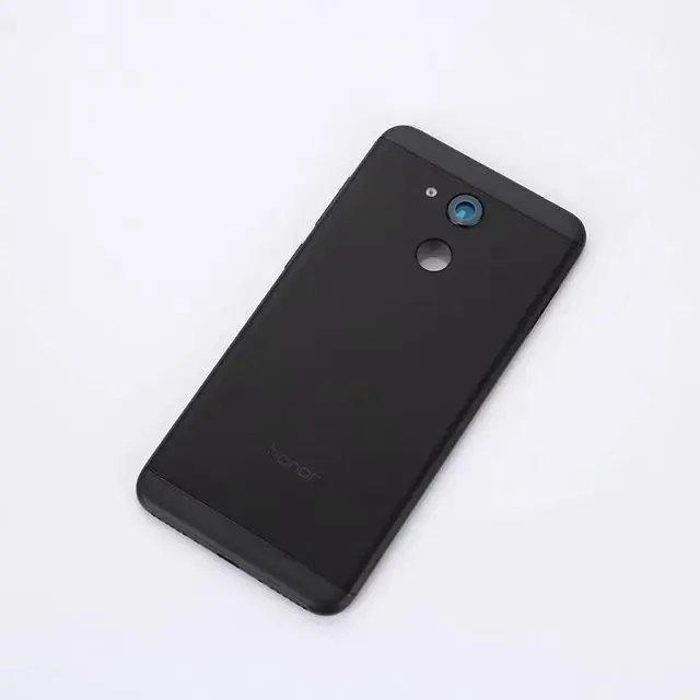 Чехол на заднюю крышку для Huawei Honor 6C Pro/Honor V9 Play металлическая задняя дверь ремонт батарея чехол+ кнопки камеры стекло