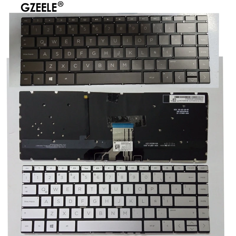 Клавиатура PO/RU/LA для ноутбука HP Spectre x360 13-AD TPN-W133 13-A E 13-AP 13-AN 13-AQ TPN-W144 13-AG 13-AH 13-BF с