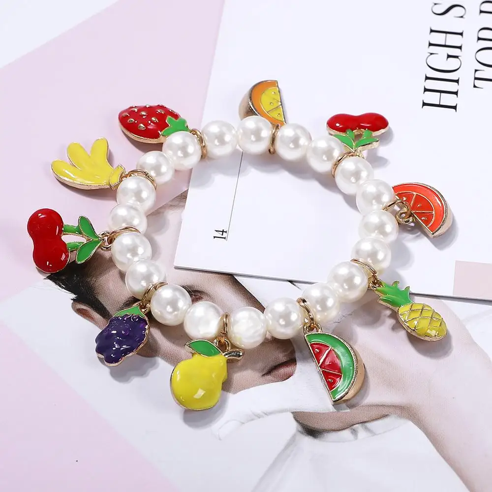 Женский браслет из искусственного жемчуга в богемном стиле очаровательный