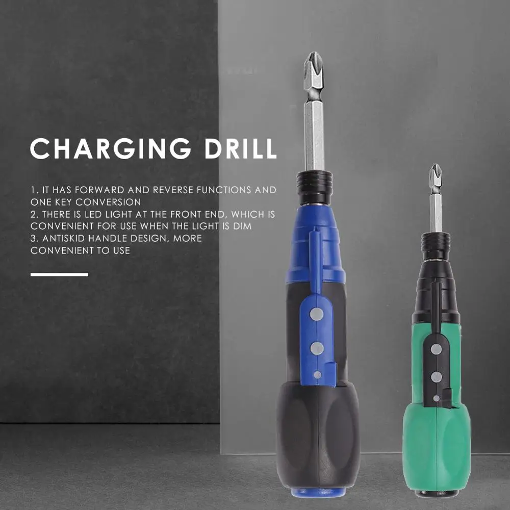 

Big Torque Mini Electric Screwdriver USB Charging Electric Screwdriver Anti-slip Handle Drill Multi-function Drill Power Tools