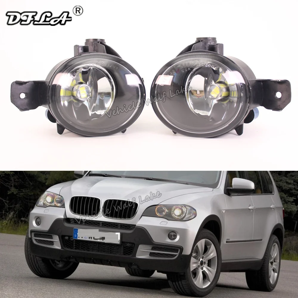 2 шт. светодиодный льные светодиодные лампы для BMW X5 E70 2006 2007 2008 2009 2010|led fog light|fog