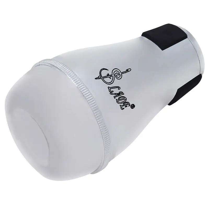 SLADE Practice Trombone Straight Mute Silencer ABS Material for Alto Tenor Trombones Silver Color | Спорт и развлечения