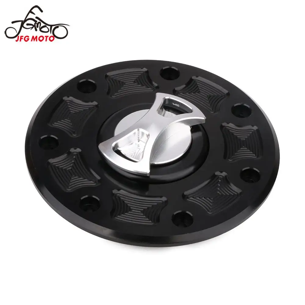 Алюминиевый топливный бак для мотоцикла с ЧПУ без ключа KAWASAKI ZX ZXR FZX KR EX GPZ ZR ZG 250 400