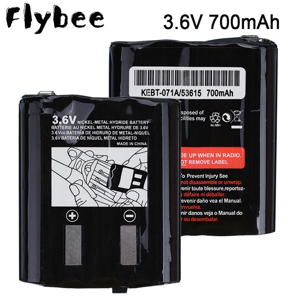 2/4 шт 3 6 V 700 мА/ч Батарея для MOTOROLA EM1000 EM1000R KEBT 071 071A B C D 53615 FV300 FV500|Перезаряжаемые