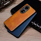 Чехол для телефона Huawei P50 Pro coque Роскошные винтажные кожаные чехлы для huawei p50 pro Чехол funda capa