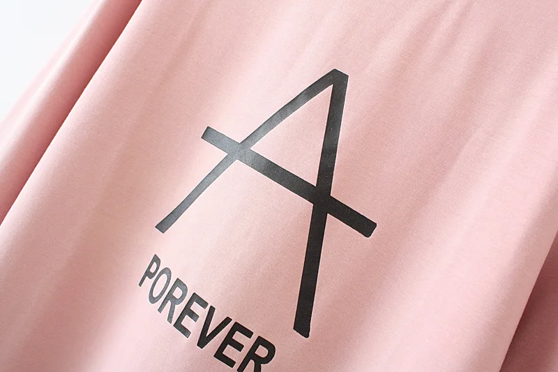 

Plus Size Women's Long Sleeved Letter Printed Tshirts Large Size Shirts White Black Tops