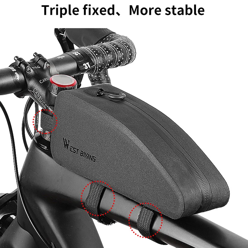 High Quality West Biking Roswheel Bicycle Bag Frame Front Handlebar Cycle Bike Waterproof Cycling for Equipment | Спорт и