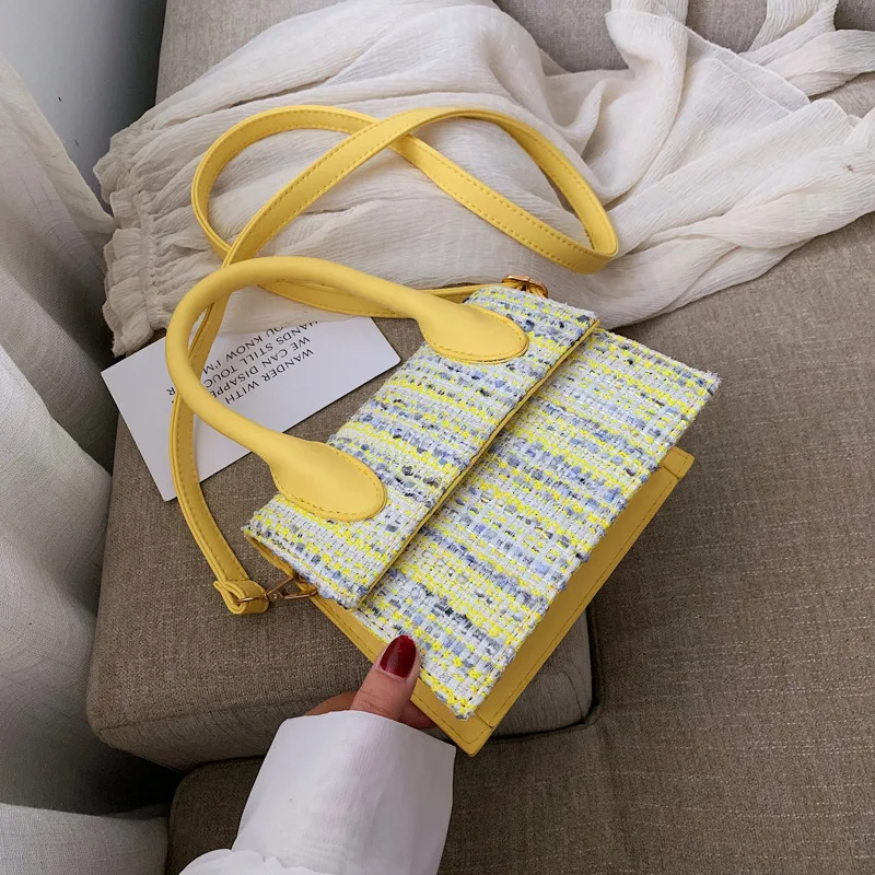 Женская сумка через плечо 2019 Осенняя новая известная шерстяная на брендовая