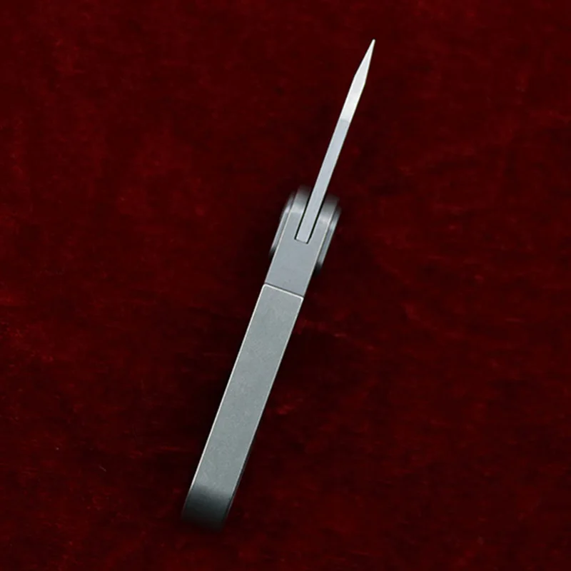 Goede Mini Sleutel Mes M390 Blad Opvouwbare Titanium Legering Pocket Multifunctionele Sleutelhanger Tool Brief Opening Gadget Set Outdoor Camping