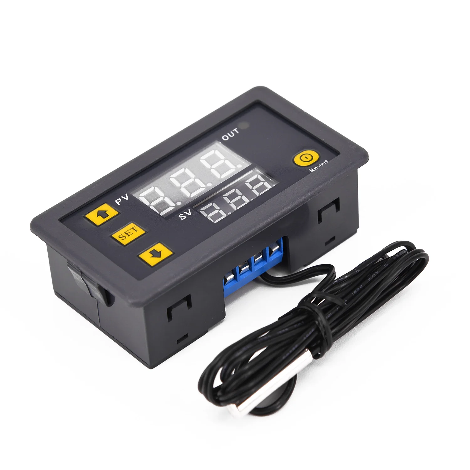 

Temp Temperature Controller LED Digital Waterproof Power Sensor Display