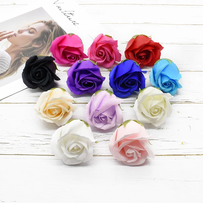 5PcsArtificial Rose Soap Flower Candy Box Wedding Decoration Holiday Gift Home Accessories Bridal Bouquet DIY GiftBoX | Дом и сад