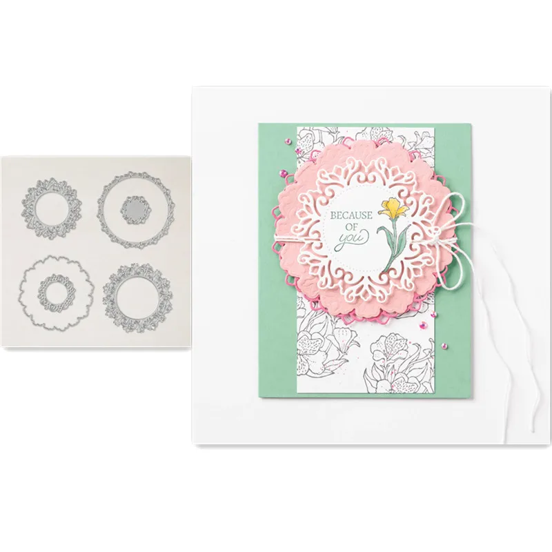 

Metal Die Cutters and Stamps Stencils For DIY Scrapbooking Album Decorative Embossing DIY Paper Cards New Stamps And Dies 2021