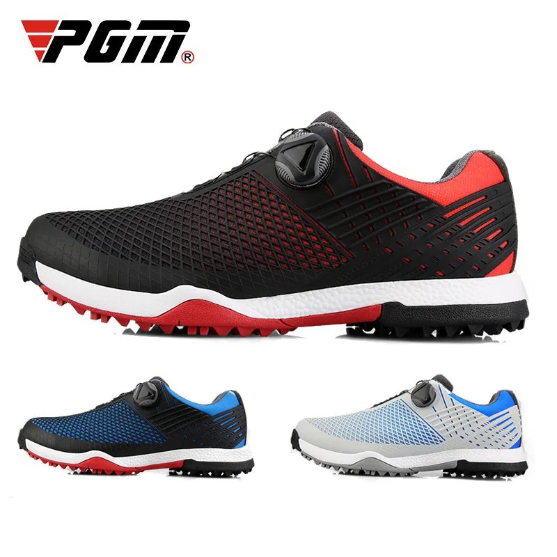 PGM Golf Мужские трианговые водонепроницаемые нейлоновые кроссовки с вращающейся