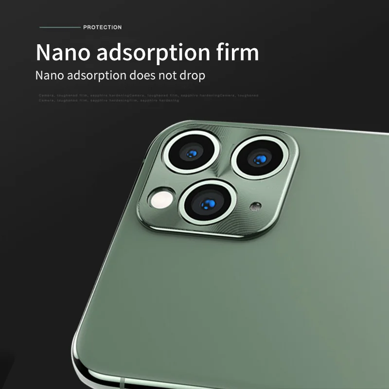 Защитный чехол для объектива задней камеры iPhone 11 Pro Max металлическая крышка из