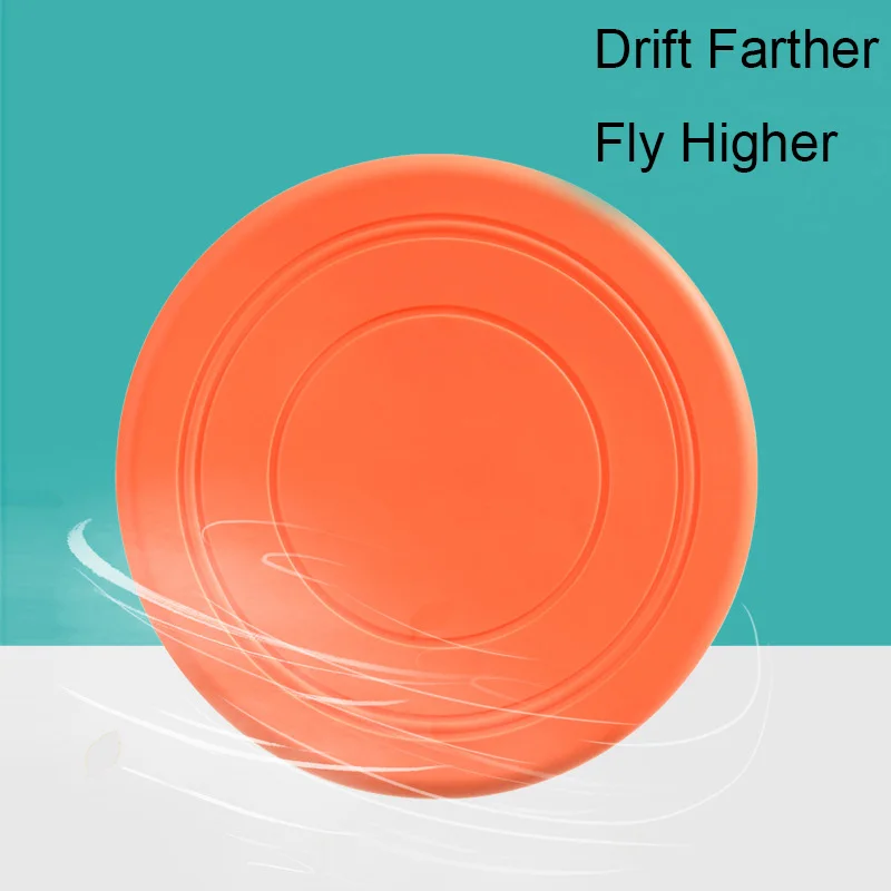 

Interactive Pets Dog Toy Saucer Disk Toy Silicone Flying Disk Interesting Puppy Safety Training Anti-chewing Ufo Pet Supplies