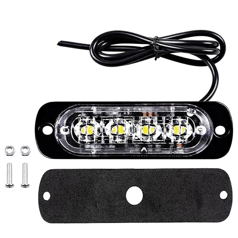 12V 24V 12W & 4LED бар автомобиль грузовик внедорожный вспышка стробоскоп для