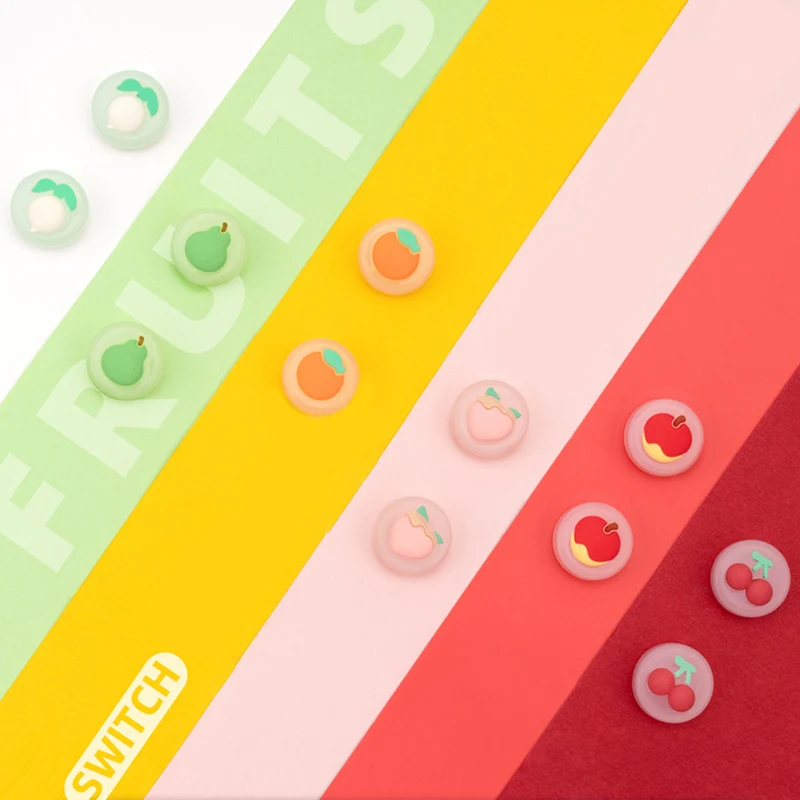 Фруктовый колпачок для захвата большими пальцами Nintendo Switch крышка джойстика