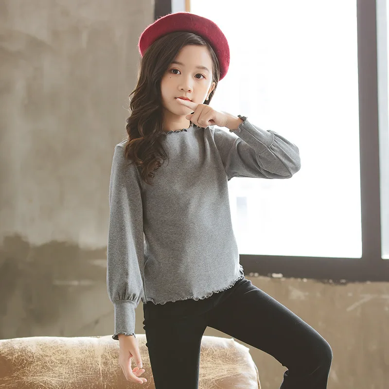 2021 Осенняя хлопковая рубашка для маленьких девочек топы ярких цветов с длинными